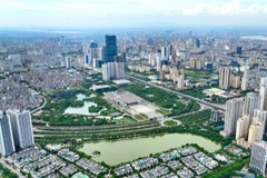 Diện mạo Thủ đô Hà Nội ngày càng khang trang, hiện đại. (Ảnh: QUANG THÁI)