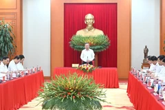 Tổng Bí thư Tô Lâm chủ trì làm việc với Đảng ủy Bộ Ngoại giao. (Ảnh: ĐĂNG KHOA)