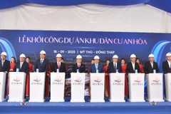 Nghi thức khởi công Dự án khu dân cư An Hòa.