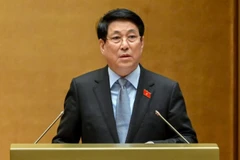 Chủ tịch nước Lương Cường. (Ảnh: DUY LINH)