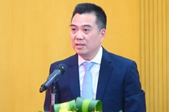 Đồng chí Đặng Ngọc Điệp, Thứ trưởng Nông nghiệp và Môi trường, phát biểu tại hội nghị. (Ảnh: TÙNG ĐINH)