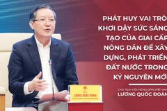 Chủ tịch Hội Nông dân Việt Nam Lương Quốc Đoàn: Phát huy vai trò, khơi dậy sức sáng tạo của giai cấp nông dân để xây dựng, phát triển đất nước trong kỷ nguyên mới