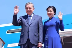 Tổng Bí thư Tô Lâm và Phu nhân đến thủ đô Seoul, bắt đầu chuyến thăm cấp Nhà nước tới Hàn Quốc. Ảnh: Thống Nhất/TTXVN