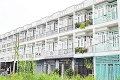 Một khu nhà vi phạm trật tự xây dựng được mua bán bằng hình thức lập vi bằng tại thành phố Hồ Chí Minh. (Ảnh: MINH TÂM)