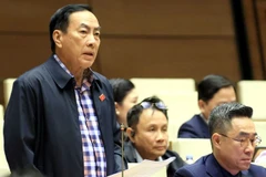 Đại biểu Phạm Văn Hòa (Đoàn Đồng Tháp). (Ảnh: DUY LINH)