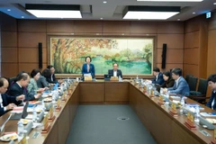 Đại biểu Quốc hội thảo luận tại tổ về dự án Luật sửa đổi, bổ sung một số điều của Luật Sở hữu trí tuệ. (Ảnh: QH)