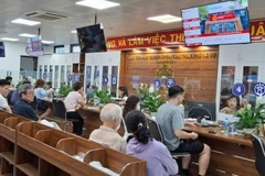 Trung tâm phục vụ hành chính công thành phố Hà Nội. (Ảnh: TL)