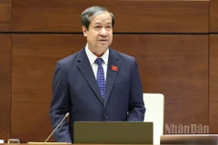 Bộ trưởng Giáo dục và Đào tạo Nguyễn Kim Sơn. (Ảnh: DUY LINH)