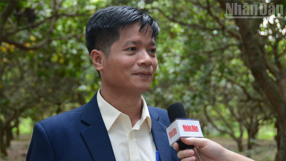 Ông Đỗ Việt Phương, Trưởng Thương vụ Đại sứ quán Việt Nam tại Campuchia đánh giá tiềm năng hợp tác giữa Việt Nam và Campuchia còn rộng mở. (Ảnh: HUY VŨ) ndo_tr_thuong-vu-viet-nam.png