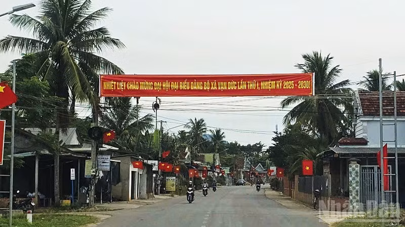 Xã Vạn Đức hướng đến giữ vững và nâng cao chất lượng các tiêu chí nông thôn mới