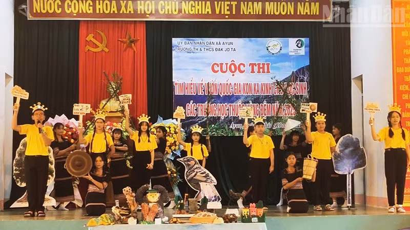 Phần thi ý tưởng bảo vệ rừng, động vật hoang dã.