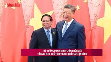 [Video] Thủ tướng Phạm Minh Chính hội kiến Tổng Bí thư, Chủ tịch Trung Quốc Tập Cận Bình