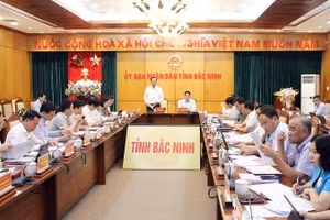 Đoàn công tác của Ủy ban Kinh tế và Tài chính của Quốc hội làm việc tại Bắc Ninh.