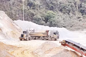 Khai thác khoáng sản là lĩnh vực tiềm ẩn nguy cơ xảy ra tai nạn lao động, bệnh nghề nghiệp ở tỉnh Cao Bằng.