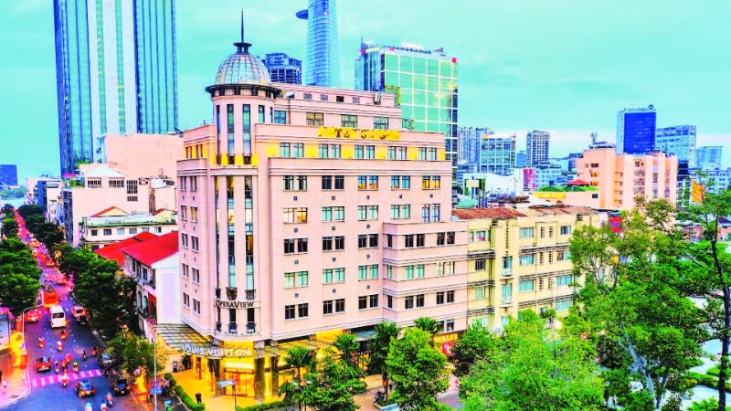 Một góc trung tâm của Thành phố Hồ Chí Minh năng động và phát triển.