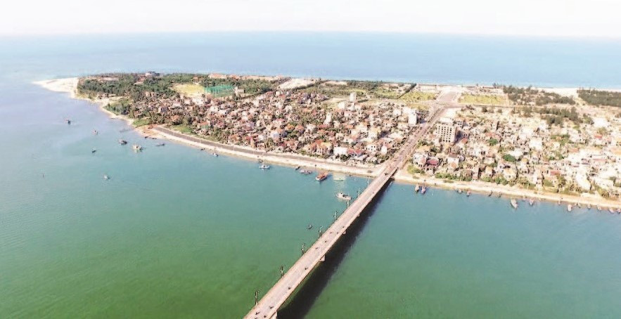 Một góc bán đảo Bảo Ninh, phường Đồng Hới, tỉnh Quảng Trị.