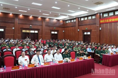 Quang cảnh buổi lễ khai mạc hội thi.