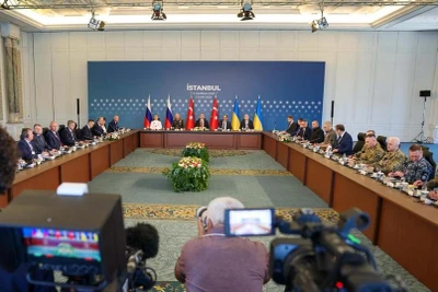 Vòng đàm phán hòa bình giữa Ukraine và Nga được tổ chức tại Istanbul, Thổ Nhĩ Kỳ, ngày 2/6/2025. (Ảnh: Bộ Ngoại giao Thổ Nhĩ Kỳ/Xinhua)