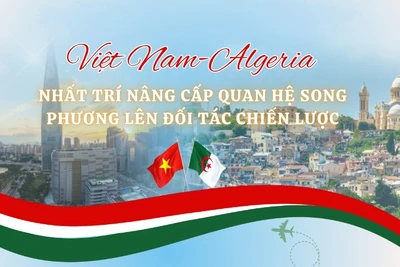 [Infographic] Việt Nam-Algeria nâng cấp quan hệ song phương lên Đối tác chiến lược