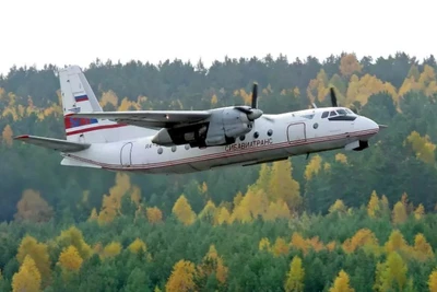 Một chiếc máy bay An-24 của hãng hàng không Sibaviatrans tại sân bay Krasnoyarsk. (Ảnh minh họa: RIA Novosti)