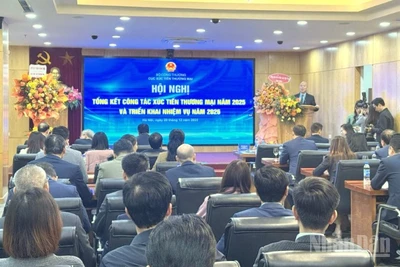 Quang cảnh hội nghị. (Ảnh: TRUNG HƯNG)