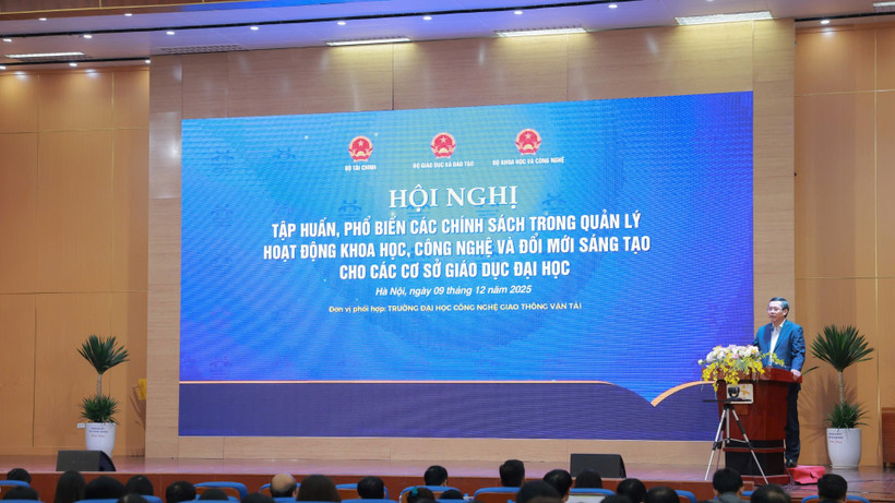 Hội nghị là dịp để các cơ sở giáo dục đại học cập nhật, nắm bắt đầy đủ những chính sách mới. (ẢNH: TRẦN HIỆP)