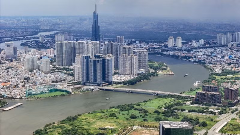 Một góc đô thị Thành phố Hồ Chí Minh.