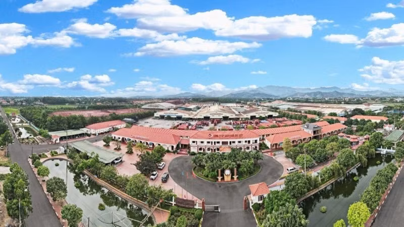 Mô hình nhà máy xanh.