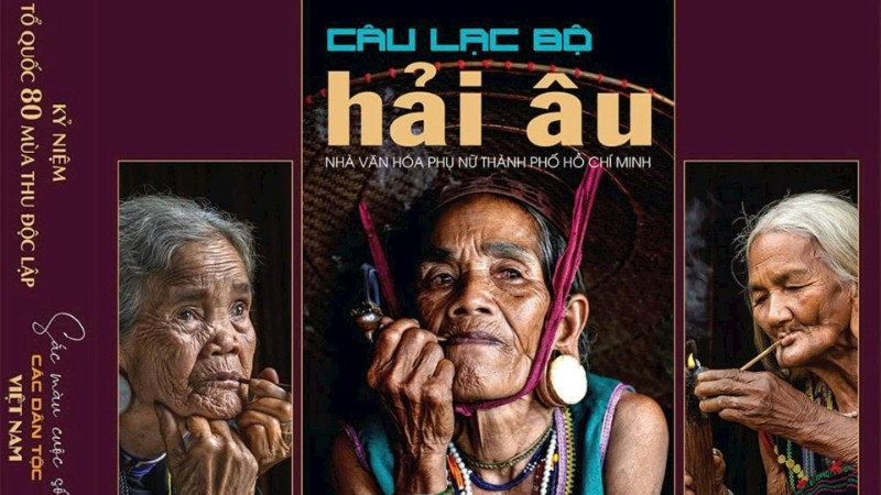 Bìa cuốn sách ảnh của Câu lạc bộ Nhiếp ảnh nữ Hải Âu ra mắt trong dịp này.