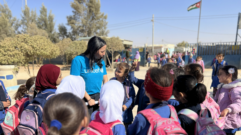 UNICEF hỗ trợ trẻ em tại Jordan. (Ảnh: UNICEF)