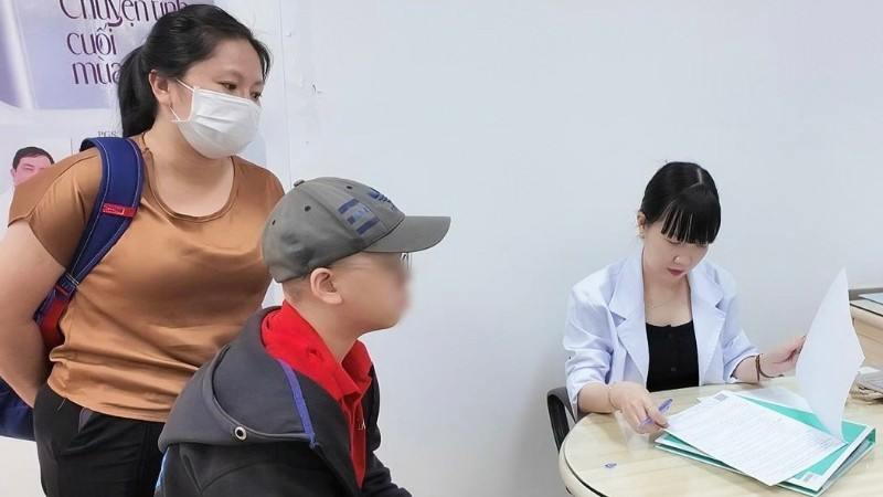 Bệnh nhi 12 tuổi đã hồi phục sức khỏe. 