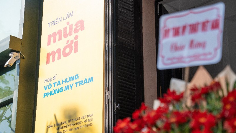 Triển lãm “Mùa mới” mang làng quê, hoa sen vào Hà Nội.