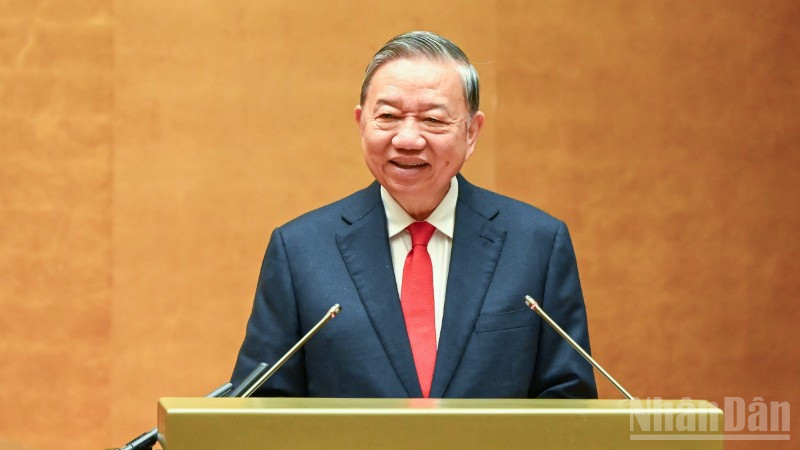 Tổng Bí thư Tô Lâm. (Ảnh: DUY LINH)