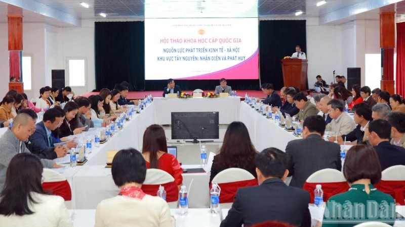 Quang cảnh hội thảo khoa học cấp quốc gia.