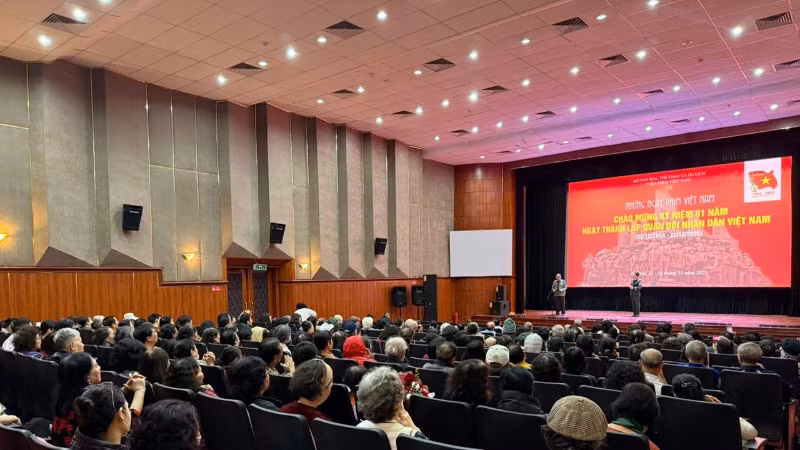 Viện Phim Việt Nam tổ chức chiếu phim chào mừng kỷ niệm 81 năm Ngày thành lập Quân đội nhân dân Việt Nam (22/12/1944-22/12/2025). (Ảnh VFI)