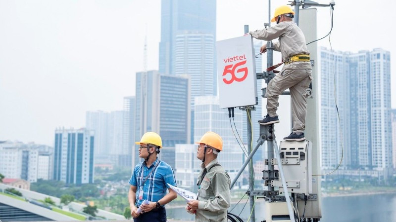 Viettel hiện sở hữu mạng di động 5G có độ phủ sóng lớn nhất Việt Nam. (Ảnh: ĐỨC THỌ)