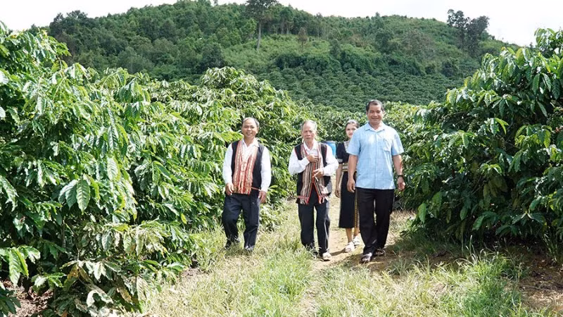 Cấp ủy, chính quyền các xã phía tây tỉnh Quảng Ngãi vận động và khơi dậy sức dân tham gia các phong trào phát triển kinh tế.