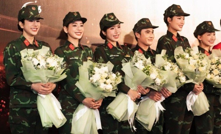“Sao nhập ngũ Concert” tôn vinh truyền thống yêu nước, khơi dậy niềm tự hào dân tộc và khát vọng cống hiến của thế hệ trẻ. (Ảnh: Ban tổ chức cung cấp)