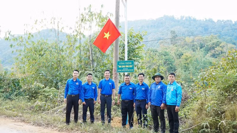 Khánh thành công trình “Ánh sáng vùng biên” trong Tháng Thanh niên 2026.