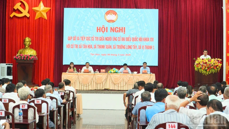 Cần Thơ: 5 Ứng Cử Viên Tranh Cử Đại Biểu Quốc Hội Tại Đơn Vị Bầu Cử Số 3