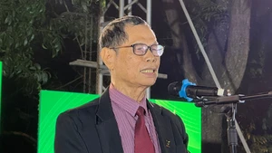 Tiến sĩ Trần Văn Miều, Phó Chủ tịch Hội Bảo vệ Thiên nhiên và Môi trường Việt Nam. 