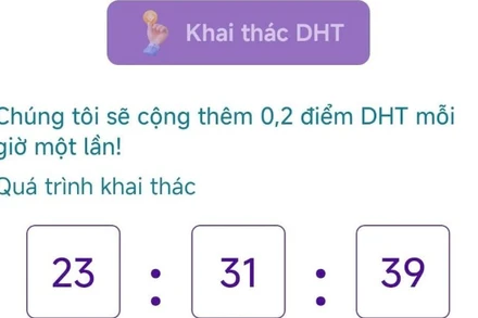 App đầu tư vào hệ thống tiền ảo. (Ảnh Công an thành phố Hải Phòng)