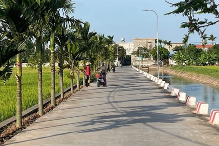 (Ảnh minh họa: Diện mạo nông thôn Nam Định hôm nay)