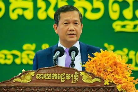 Thủ tướng Campuchia Hun Manet. (Ảnh: AKP)