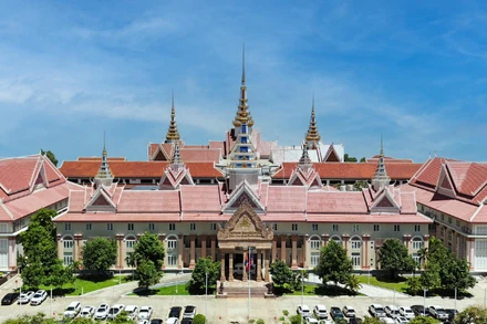 Trụ sở Bộ Ngoại giao và Hợp tác Quốc tế Campuchia tại thủ đô Phnom Penh. (Ảnh: Bộ Ngoại giao và Hợp tác Quốc tế Campuchia)