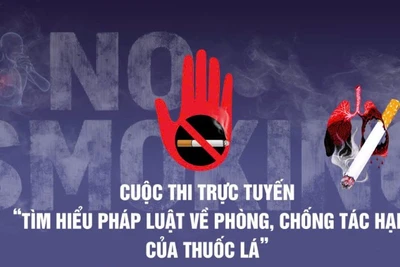 Cuộc thi trực tuyến “Tìm hiểu Luật Phòng, chống tác hại của thuốc lá” sẽ diễn ra từ ngày 19/11/2025 đến hết ngày 30/11/2025.