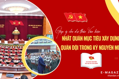 Nhất quán mục tiêu xây dựng Quân đội trong kỷ nguyên mới
