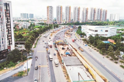 Bình Trưng - một trung tâm đô thị mới của phía đông Thành phố Hồ Chí Minh đang hình thành với hệ thống hạ tầng hiện đại. 