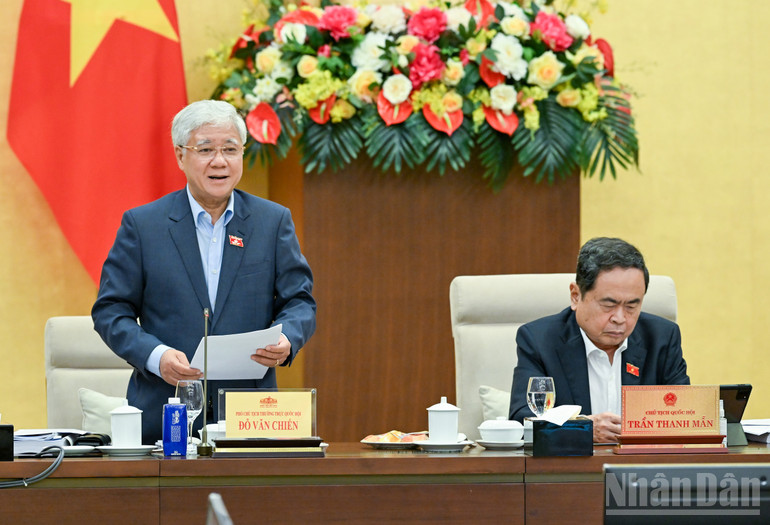El vicepresidente de la Asamblea Nacional, Do Van Chien. (Foto: DUY LINH) ndo_br_bnd-5833.jpg