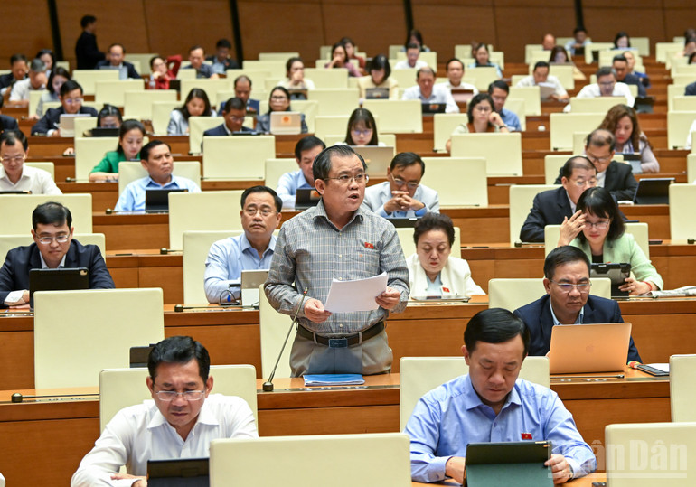 Делегат Нгуен Там Хунг. (Фото: ДУЙ ЛИНЬ) ndo_br_nguyen-tam-hung-hcm.jpg
